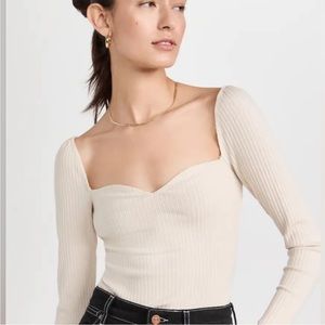NWT REFORMATION OCTOBER KNIT TOP